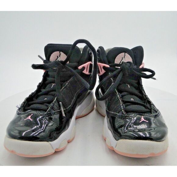 Jordan Other - Nike Kid's Air Jordan 6 Rings Shoes Black Arctic Punch Pink 323431-002 Youth 12C